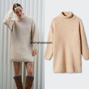 🔥Last 1🔥MANGO WOOL Blend sweater dress